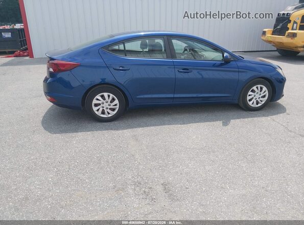 5NPD74LF0KH476890 2019 HYUNDAI ELANTRA Blue Vista frontal