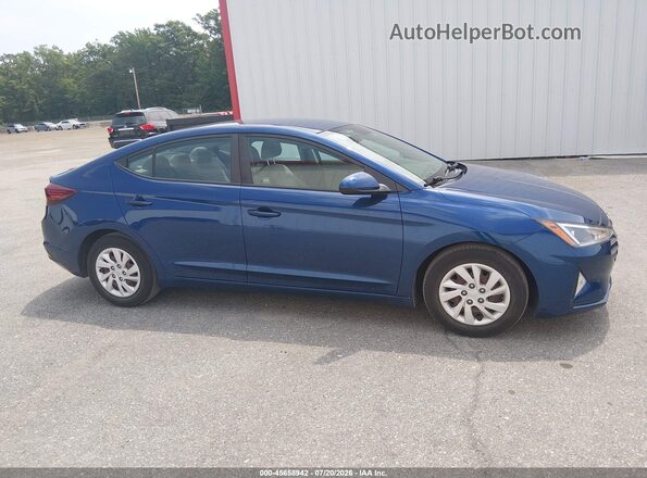 5NPD74LF0KH476890 2019 HYUNDAI ELANTRA Blue Vista interior trasera