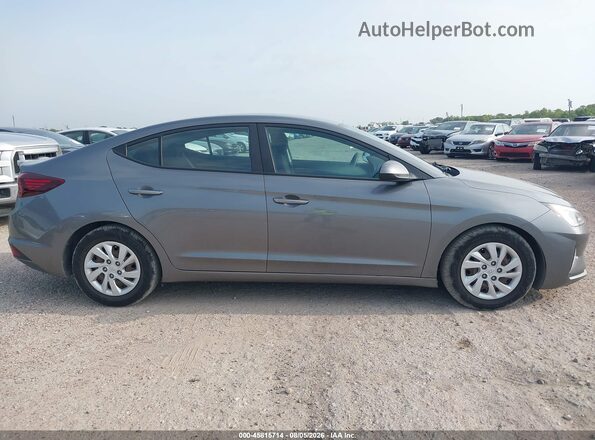 5NPD74LF0KH479708 2019 HYUNDAI ELANTRA Gray უკანა სალონის ხედი
