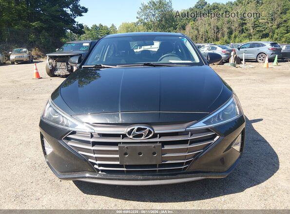 5NPD74LF0KH480034 2019 HYUNDAI ELANTRA Black Вид спереду