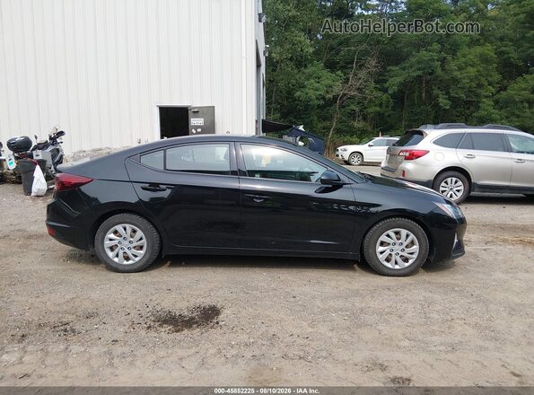 5NPD74LF0KH480034 2019 HYUNDAI ELANTRA Black Вид задньої частини салону