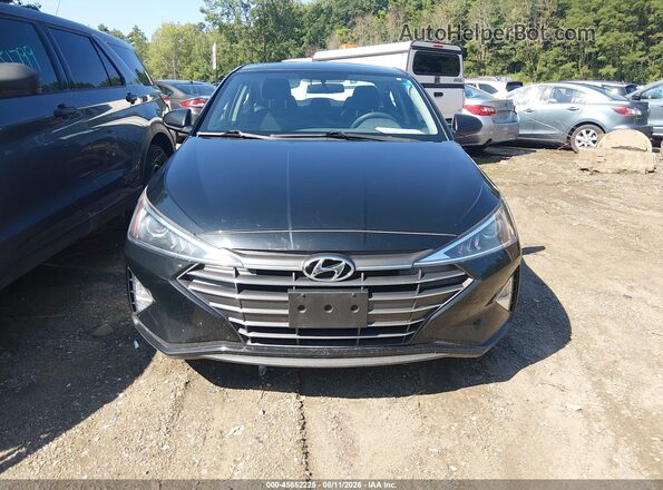 5NPD74LF0KH480034 2019 HYUNDAI ELANTRA Black Вид щитка приладів