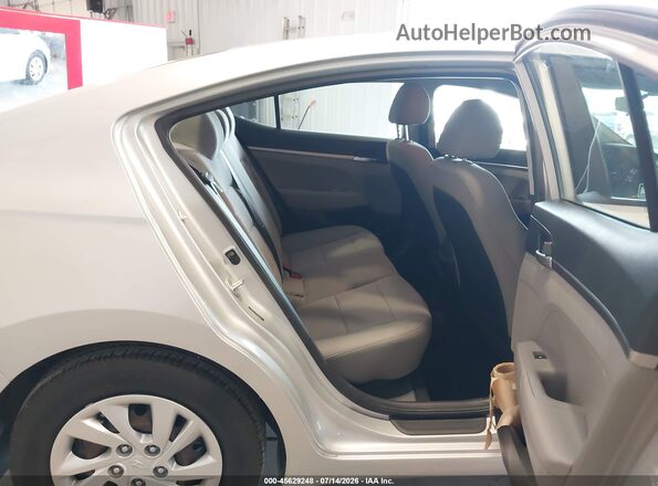 5NPD74LF0KH485962 2019 HYUNDAI ELANTRA Серебряный Вид наклейки с VIN-кодом