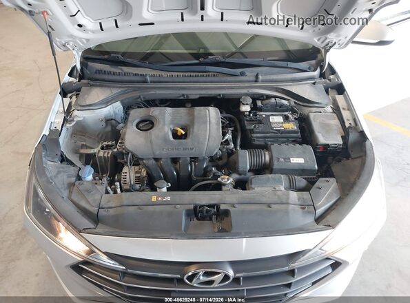 5NPD74LF0KH485962 2019 HYUNDAI ELANTRA Серебряный Вид сзади