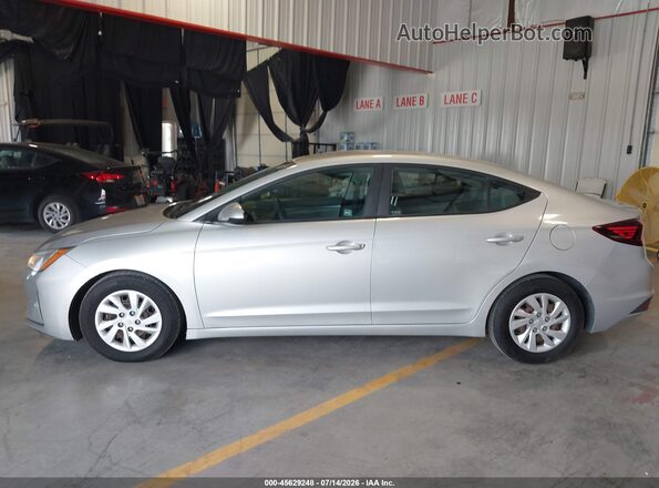 5NPD74LF0KH485962 2019 HYUNDAI ELANTRA Серебряный 