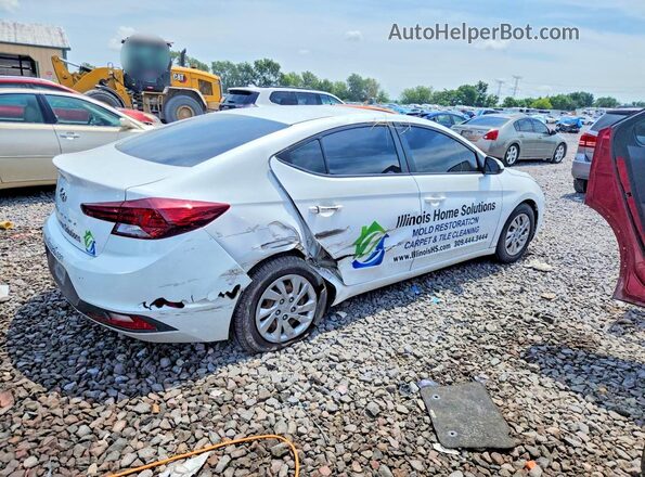 5NPD74LF0KH486240 2019 HYUNDAI ELANTRA White Rear right