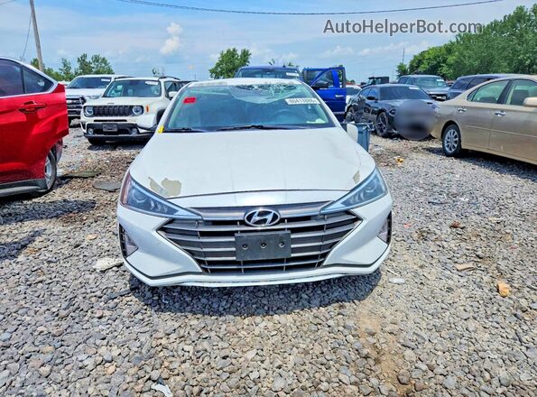 5NPD74LF0KH486240 2019 HYUNDAI ELANTRA White Front view