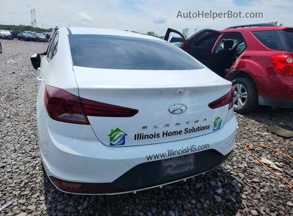 5NPD74LF0KH486240 2019 HYUNDAI ELANTRA White Rear view