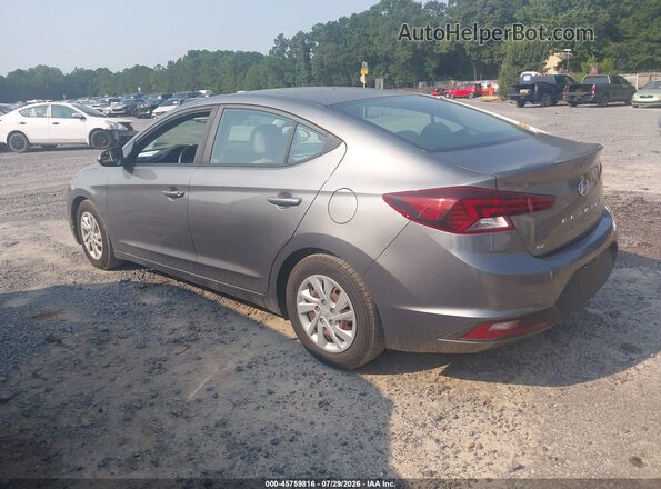 5NPD74LF0KH489526 2019 HYUNDAI ELANTRA Gray Հետևի ձախ