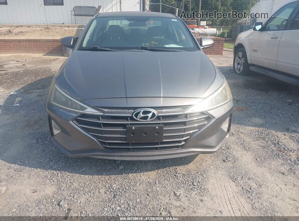 5NPD74LF0KH489526 2019 HYUNDAI ELANTRA Gray 