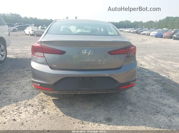 5NPD74LF0KH489526 2019 HYUNDAI ELANTRA Gray 
