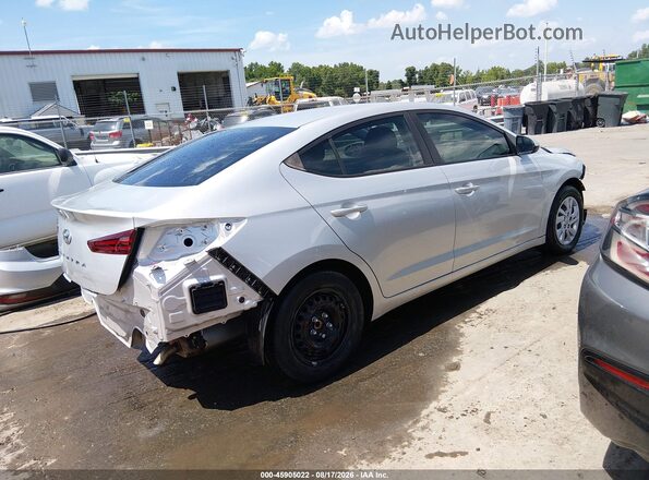 5NPD74LF0LH513342 2020 HYUNDAI ELANTRA Серебряный Задняя правая четверть