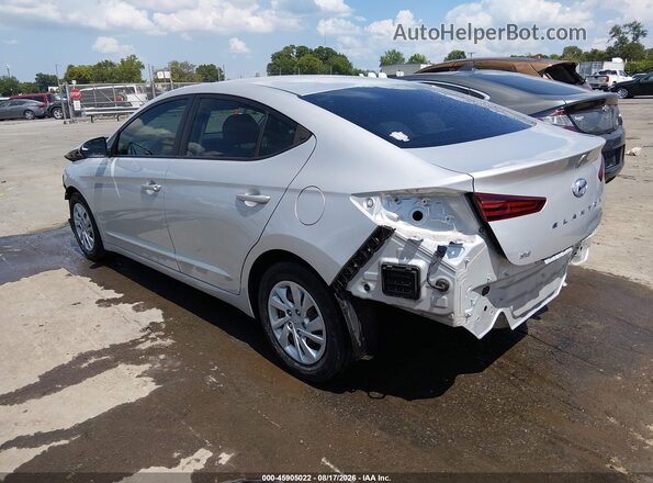 5NPD74LF0LH513342 2020 HYUNDAI ELANTRA Серебряный Задняя левая четверть