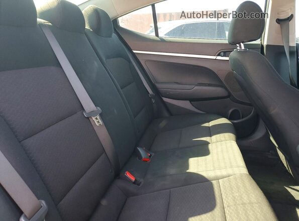 5NPD74LF0LH530058 2020 HYUNDAI ELANTRA Black Vista de los asientos traseros