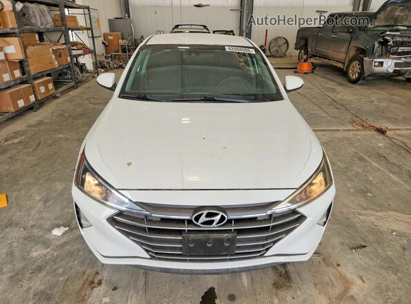 5NPD74LF0LH580927 2020 HYUNDAI ELANTRA White Front view