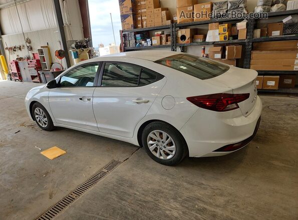 5NPD74LF0LH580927 2020 HYUNDAI ELANTRA White Rear left