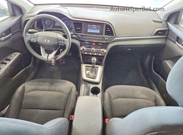 5NPD74LF0LH580927 2020 HYUNDAI ELANTRA White Dashboard view