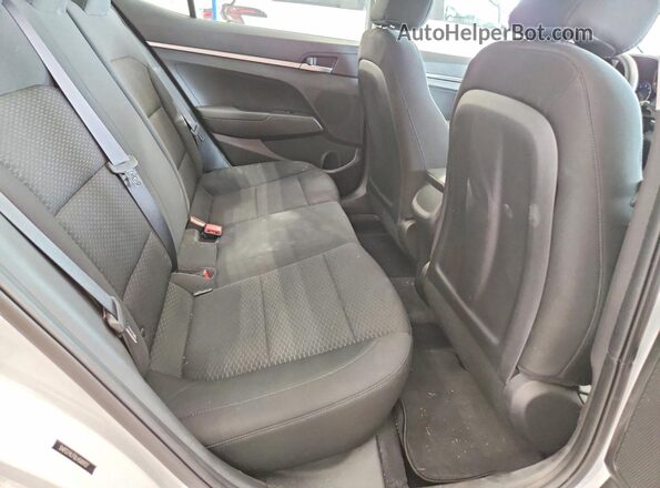 5NPD74LF0LH580927 2020 HYUNDAI ELANTRA White Rear seats view