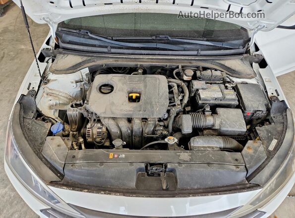 5NPD74LF0LH580927 2020 HYUNDAI ELANTRA White Rear interior view