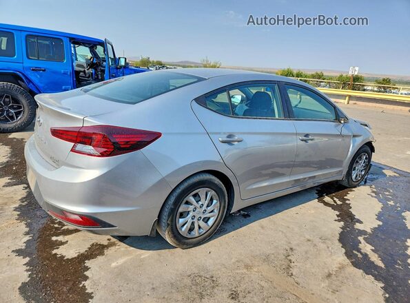 5NPD74LF0LH589496 2020 HYUNDAI ELANTRA Silver Rear right
