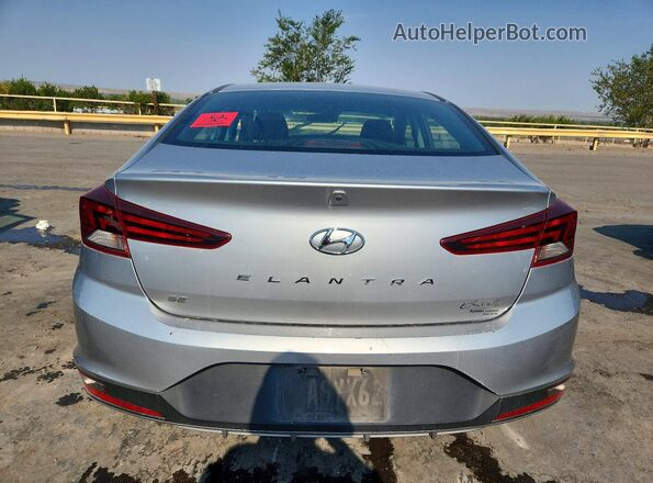 5NPD74LF0LH589496 2020 HYUNDAI ELANTRA Silver Rear view