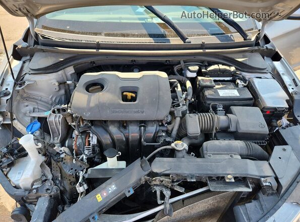 5NPD74LF0LH589496 2020 HYUNDAI ELANTRA Silver Rear interior view
