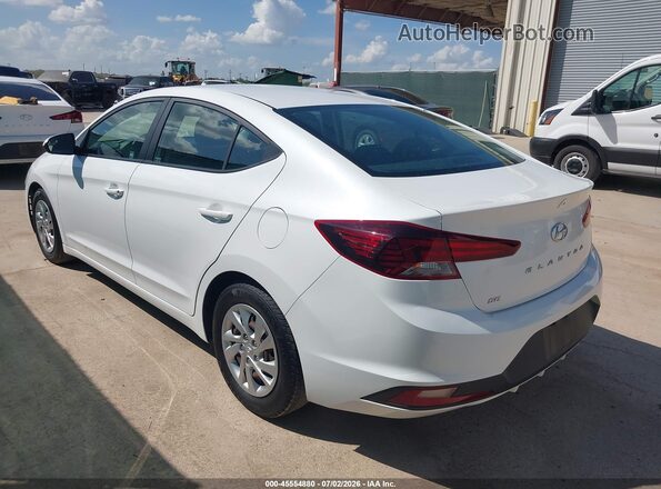 5NPD74LF0LH600240 2020 HYUNDAI ELANTRA White უკანა მარცხენა