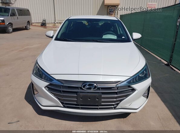5NPD74LF0LH600240 2020 HYUNDAI ELANTRA White უკანა სალონის ხედი