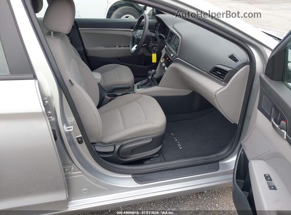 5NPD74LF0LH600884 2020 HYUNDAI ELANTRA Серебряный Вид салона спереди
