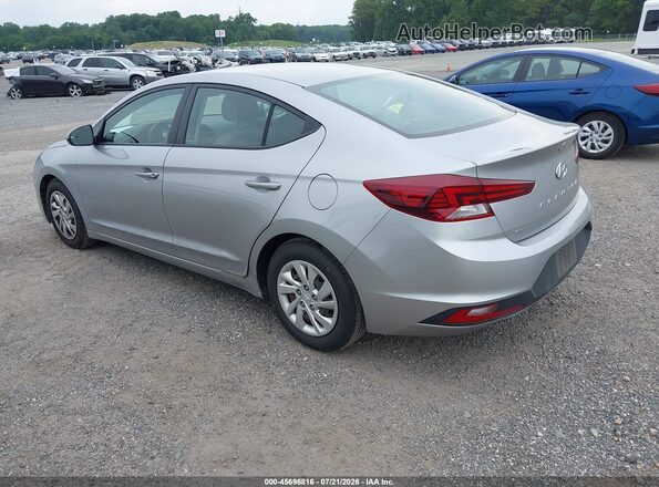5NPD74LF0LH600884 2020 HYUNDAI ELANTRA Серебряный Задняя левая четверть