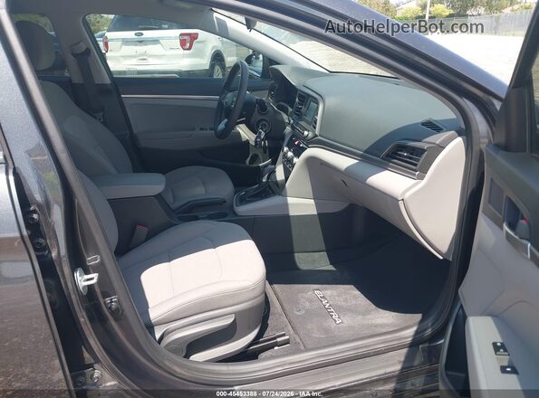 5NPD74LF0LH601646 2020 HYUNDAI ELANTRA Gray Front interior view