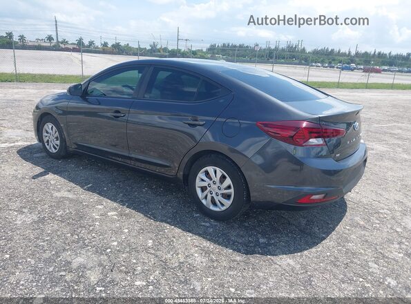 5NPD74LF0LH601646 2020 HYUNDAI ELANTRA Gray Rear left