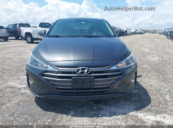 5NPD74LF0LH601646 2020 HYUNDAI ELANTRA Gray Front view