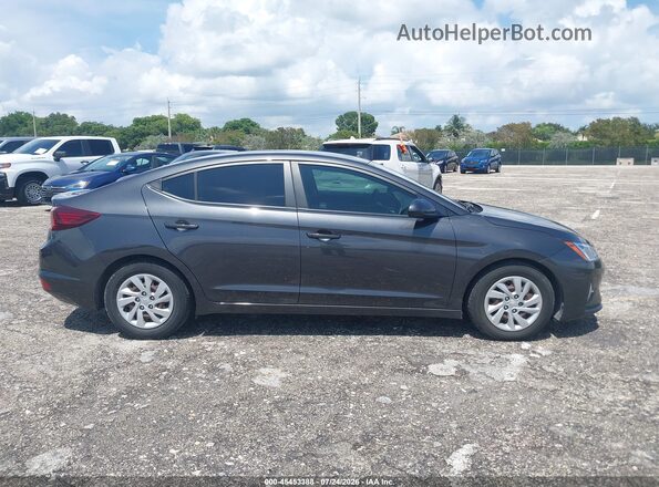 5NPD74LF0LH601646 2020 HYUNDAI ELANTRA Gray Rear interior view
