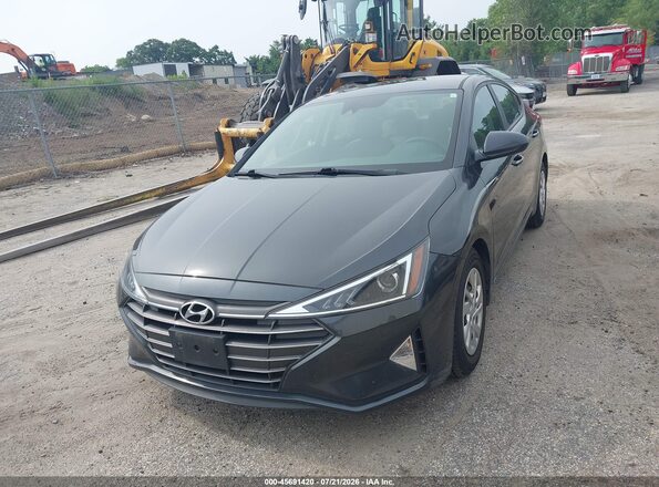 5NPD74LF0LH602506 2020 HYUNDAI ELANTRA Черный Передняя левая четверть