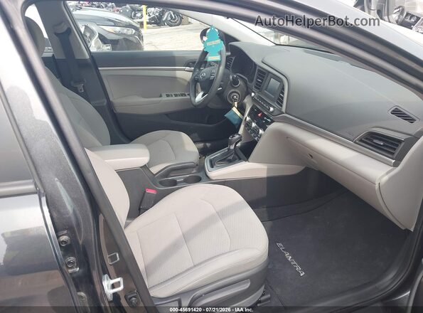 5NPD74LF0LH602506 2020 HYUNDAI ELANTRA Черный Вид салона спереди