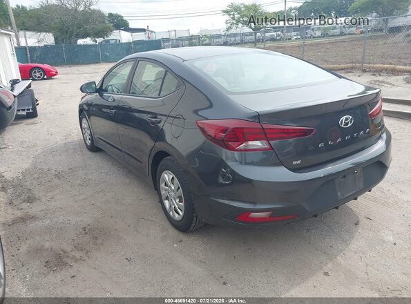 5NPD74LF0LH602506 2020 HYUNDAI ELANTRA Черный Задняя левая четверть