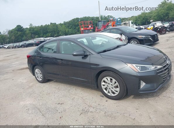 5NPD74LF0LH602506 2020 HYUNDAI ELANTRA Черный Вид задней части салона