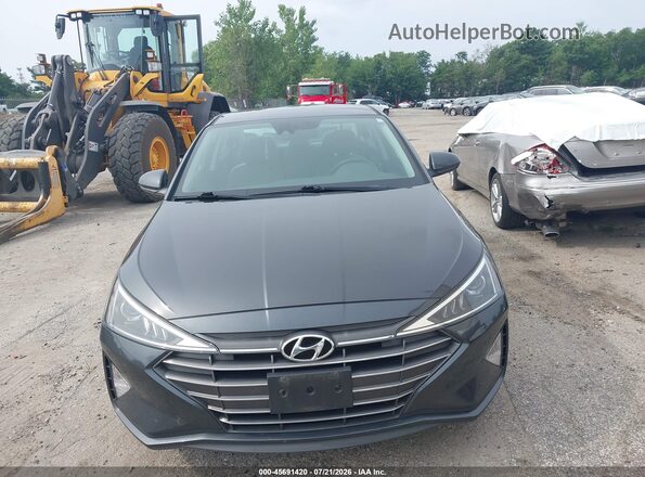 5NPD74LF0LH602506 2020 HYUNDAI ELANTRA Черный Вид щитка приборов