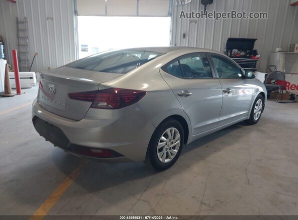 5NPD74LF0LH602988 2020 HYUNDAI ELANTRA Silver Trasero derecho