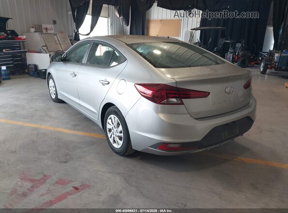 5NPD74LF0LH602988 2020 HYUNDAI ELANTRA Silver Trasero izquierdo