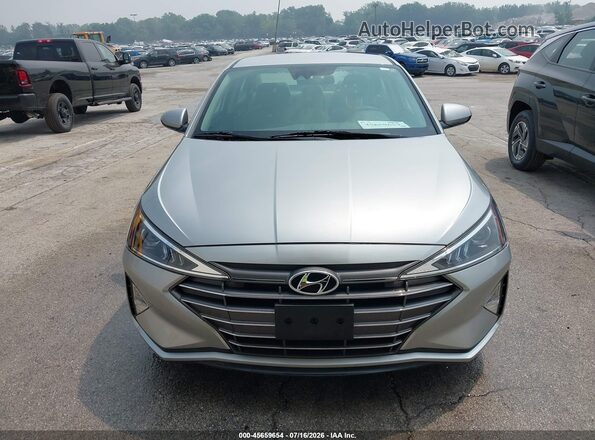 5NPD74LF0LH603543 2020 HYUNDAI ELANTRA Серебряный Вид задней части салона