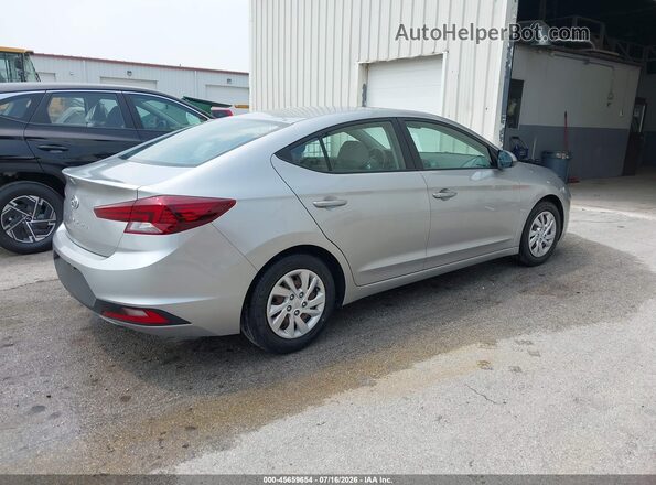 5NPD74LF0LH603543 2020 HYUNDAI ELANTRA Серебряный Задняя правая четверть