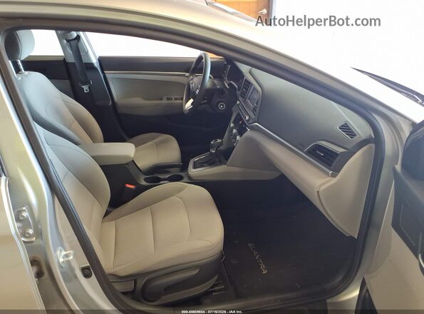 5NPD74LF0LH603543 2020 HYUNDAI ELANTRA Серебряный Вид салона спереди