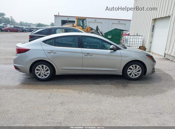 5NPD74LF0LH603543 2020 HYUNDAI ELANTRA Серебряный Панорамный вид салона 360°
