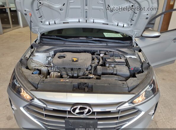 5NPD74LF0LH603543 2020 HYUNDAI ELANTRA Серебряный Вид щитка приборов