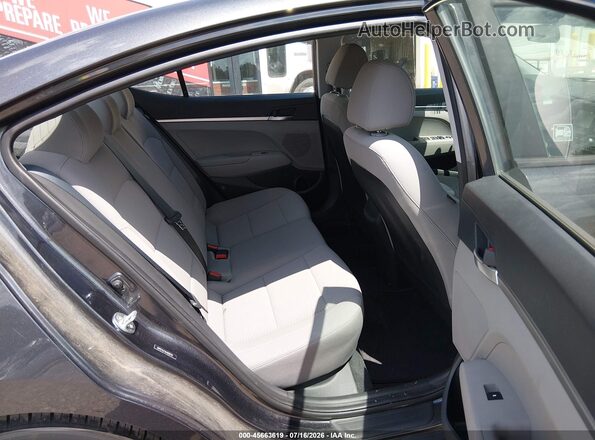 5NPD74LF0LH608791 2020 HYUNDAI ELANTRA Gray Vista de la etiqueta del VIN