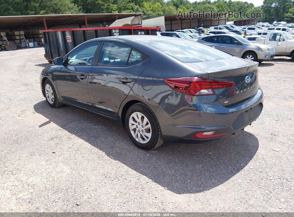 5NPD74LF0LH608791 2020 HYUNDAI ELANTRA Gray Trasero izquierdo