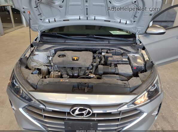 5NPD74LF0LH608824 2020 HYUNDAI ELANTRA Gray Widok z tyłu
