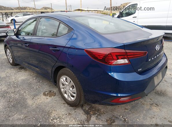 5NPD74LF0LH608984 2020 HYUNDAI ELANTRA Blue Tył lewy